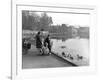 Village Duck Pond Scene, Tickhill, Doncaster, South Yorkshire, 1961-Michael Walters-Framed Photographic Print