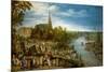 Village Fair in Schelle, 1614-Jan Brueghel the Elder-Mounted Giclee Print