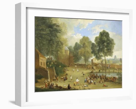 Village Fair-Alexander Van Bredael-Framed Giclee Print