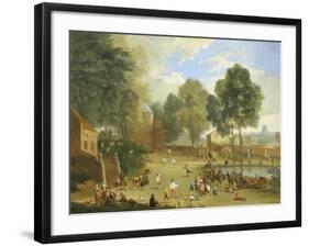 Village Fair-Alexander Van Bredael-Framed Giclee Print