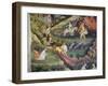 Village Farmers Doing Work in April-Maestro Venceslao-Framed Giclee Print