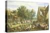 Village Feast-Constantin Coene-Stretched Canvas