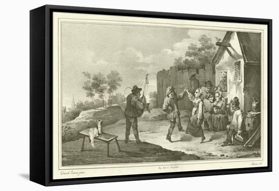 Village Festival-David Teniers the Younger-Framed Stretched Canvas