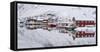 Village Fredvang on the island Moskenesoya. The Lofoten Islands in northern Norway during winter.-Martin Zwick-Framed Stretched Canvas