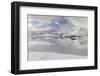 Village Fredvang on the island Moskenesoya. The Lofoten Islands in northern Norway during winter.-Martin Zwick-Framed Photographic Print