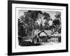 Village, Gabon, 19th Century-E Therond-Framed Giclee Print