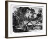 Village, Gabon, 19th Century-E Therond-Framed Giclee Print