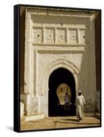 Village Gateway on the 'Circuit Touristique' South of Rissani-Amar Grover-Framed Stretched Canvas
