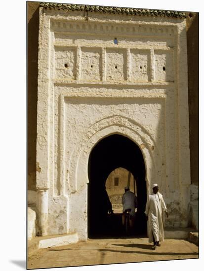 Village Gateway on the 'Circuit Touristique' South of Rissani-Amar Grover-Mounted Photographic Print