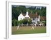 Village Green Cricket, Tilford, Surrey, England, UK-Rolf Richardson-Framed Photographic Print