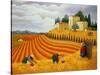 Village Harvest-Lowell Herrero-Stretched Canvas