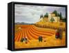 Village Harvest-Lowell Herrero-Framed Stretched Canvas