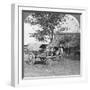 Village Home Built of Bamboo and Leaves, Burma, 1908-null-Framed Photographic Print