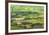 Village house and farmland in the mountain, Gondar, Ethiopia-Keren Su-Framed Photographic Print