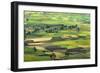 Village house and farmland in the mountain, Gondar, Ethiopia-Keren Su-Framed Photographic Print