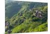 Village House and Rice Terraces in the Mountain, Longsheng, China-Keren Su-Mounted Photographic Print