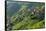 Village House and Rice Terraces in the Mountain, Longsheng, China-Keren Su-Framed Stretched Canvas