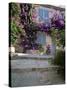 Village House Covered with Bougainvillea, Grimaud, Var, Cote d'Azur, Provence, France-Ruth Tomlinson-Stretched Canvas