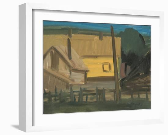 Village House-Front, 1983-Emil Parrag-Framed Giclee Print