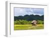 Village House on the Shore of Kaladan River, Rakhine State, Myanmar-Keren Su-Framed Photographic Print