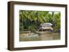 Village House on the Shore of Kaladan River, Rakhine State, Myanmar-Keren Su-Framed Photographic Print