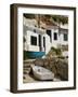 Village Houses Cut into the Cliffs, Cala D'Alcaufar, Menorca Island, Balearic Islands, Spain-Inaki Relanzon-Framed Photographic Print