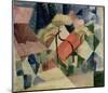 Village Houses with Gardens-Auguste Macke-Mounted Giclee Print