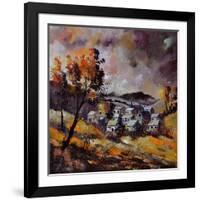 Village In Autumn 7741-Pol Ledent-Framed Art Print