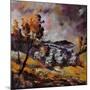 Village In Autumn 7741-Pol Ledent-Mounted Art Print