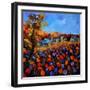 Village In Autumn 7741-Pol Ledent-Framed Art Print