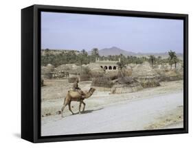 Village in Baluchistan, Iran, Middle East-Desmond Harney-Framed Stretched Canvas