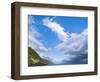 Village in Calheta, view along the southern coast. Sao Jorge Island, Azores, Portugal.-Martin Zwick-Framed Photographic Print