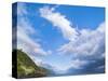 Village in Calheta, view along the southern coast. Sao Jorge Island, Azores, Portugal.-Martin Zwick-Stretched Canvas