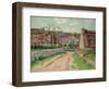 Village in Clohars, 1898 (Oil on Canvas)-Henry Moret-Framed Giclee Print