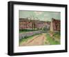 Village in Clohars, 1898 (Oil on Canvas)-Henry Moret-Framed Giclee Print