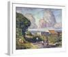 Village in Colour-Hugh O'neill-Framed Giclee Print