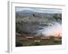 Village in flames after Explosives Dropped During an American Air Strike Against Viet Cong-Larry Burrows-Framed Photographic Print