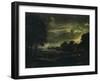 Village in Moonlight-Aert van der Neer-Framed Giclee Print