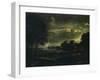 Village in Moonlight-Aert van der Neer-Framed Giclee Print