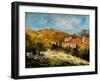 Village In Provence-Pol Ledent-Framed Art Print