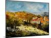 Village In Provence-Pol Ledent-Mounted Art Print