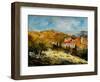 Village In Provence-Pol Ledent-Framed Art Print