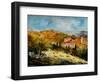 Village In Provence-Pol Ledent-Framed Art Print