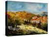 Village In Provence-Pol Ledent-Stretched Canvas