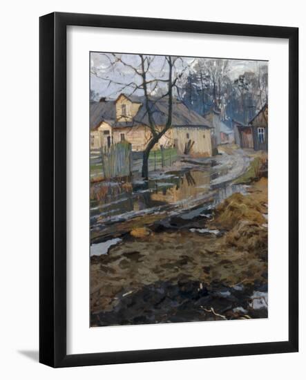 Village in Spring-Arnold Borisovich Lakhovsky-Framed Giclee Print