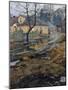 Village in Spring-Arnold Borisovich Lakhovsky-Mounted Giclee Print