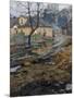 Village in Spring-Arnold Borisovich Lakhovsky-Mounted Giclee Print