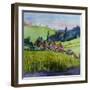 Village in the Auvergne-Brenda Brin Booker-Framed Giclee Print