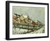 Village in the Snow; Village Dans La Neige, 1911-Gustave Loiseau-Framed Giclee Print