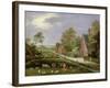 Village Landscape-Pieter Gysels-Framed Giclee Print